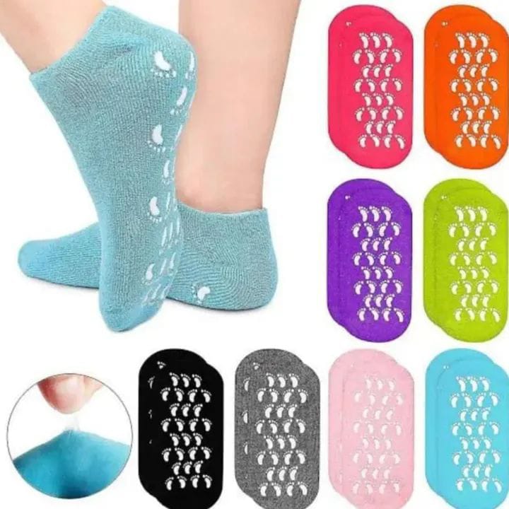 Silicone Moisturizing Socks – Soft, Smooth & Crack-Free Heels