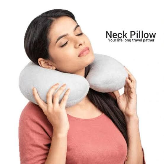 Product Title All-Day Comfort Portable Neck Pillow | Ergonomic Stress-Free Support for Work, Home & Travel