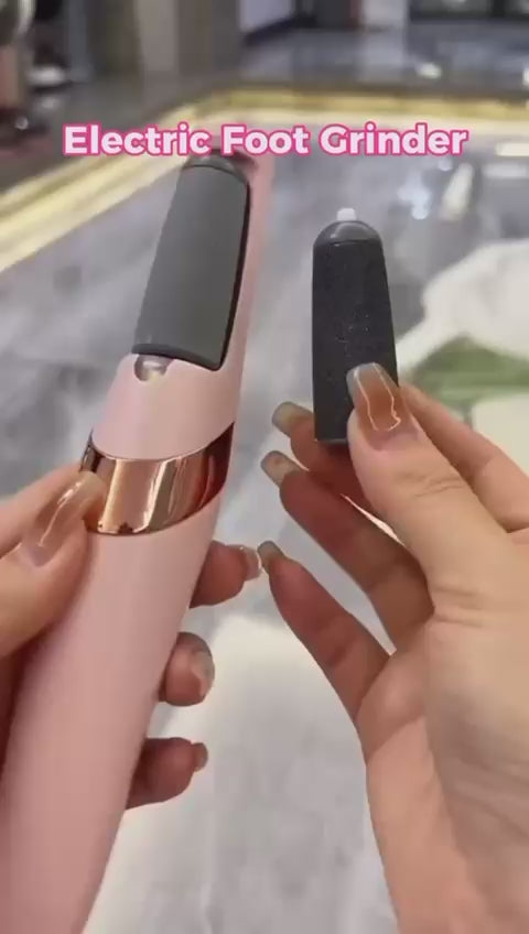 Rechargeable foot scrubber device