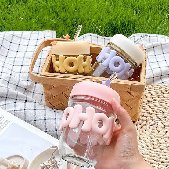 OHO 400ml Drinking Cup with Straw | Portable Reusable Tumbler