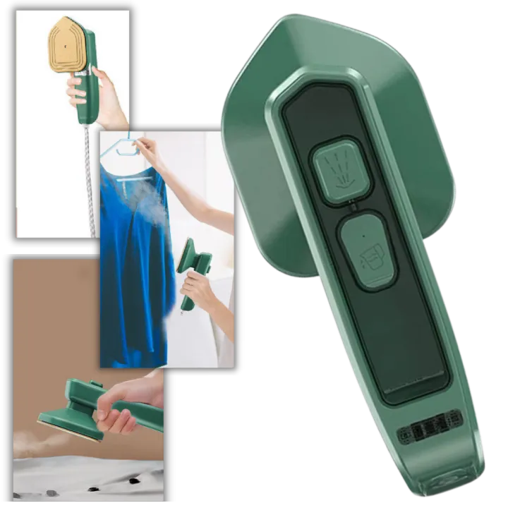 Portable Mini Garment Steamer & Handheld Steam Iron – Travel-Friendly Wet & Dry Clothes Ironing Machine for Home