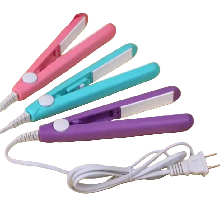 Nova Electronic Ceramic Fast Hair Straightener Portable Mini Hair Flat Iron Wet/Dryer Straightening Irons Mixed colour
