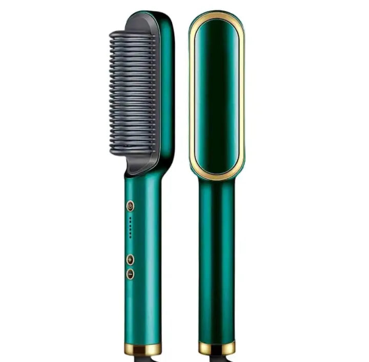 Electric Hair Comb Hair Straightener Brush 909 – Fast Heating Hair Styler Brush for Women & Men | Professional Ceramic Ionic Straightening Comb