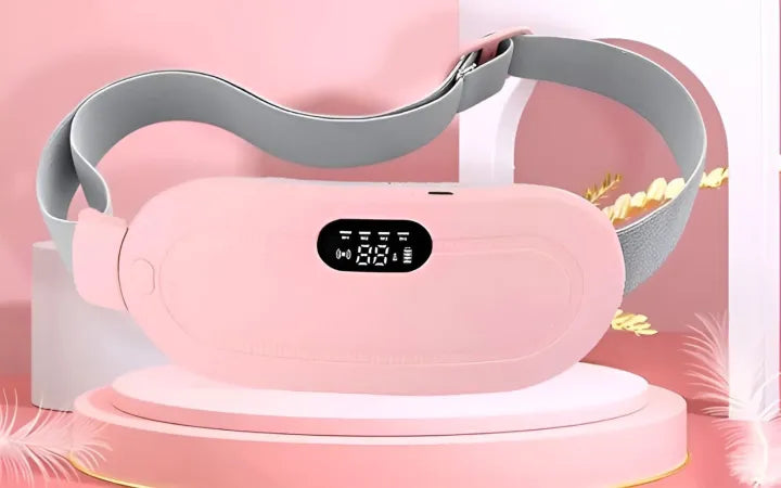 Rechargeable electronic Period Cramp Massager Heating Belt for Menstrual Pain Relief – Waist & Stomach Warmer for Women