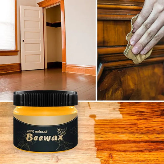 Beeswax Furniture Polish ,Wood Seasoning Beeswax | Natural Wood Wax Traditional Beeswax Polish for Wood & Furniture | Beeswax Wood Polish and Cleaner for Furniture Care
