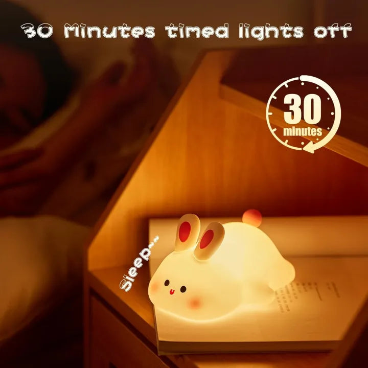 Adorable Animal LED Night Lamp - Color Changing Silicone Nursery Light for Baby Room & Kids Gift