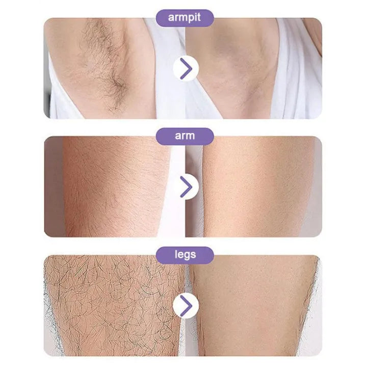 Crystal hair remover stone Painless Epilator Reusable Depilation Tool for body hair. Portable Hair Removal Beauty Tool- Hair remover Stone for Man and Women
