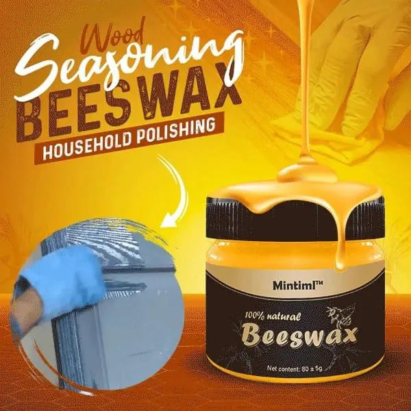 Beeswax Furniture Polish ,Wood Seasoning Beeswax | Natural Wood Wax Traditional Beeswax Polish for Wood & Furniture | Beeswax Wood Polish and Cleaner for Furniture Care