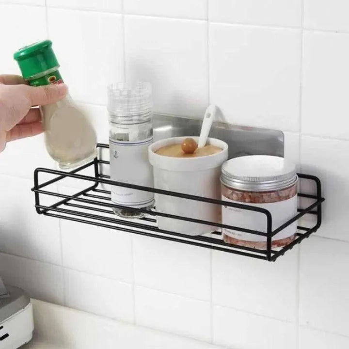 Set of 2 Bathroom kitchen Punch rack , multifuctional shampoo & accessories holder