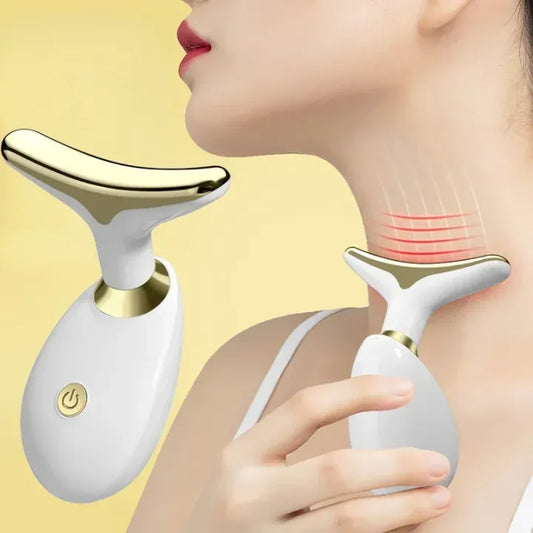 3 Speed Neck & Face Lifting & Firming Beauty Massage Machine_ Wrinkle Facial Massager Skin Rejuvenation Thin Double Chin Vibrator