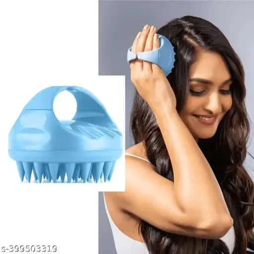Hair Scalp Massager Brush — Silicone Shampoo & Scalp Care Tool