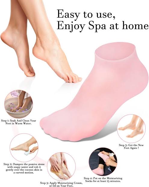 Silicone resuable Moisturizing Socks – High Quality Heel Repair Socks (73g)