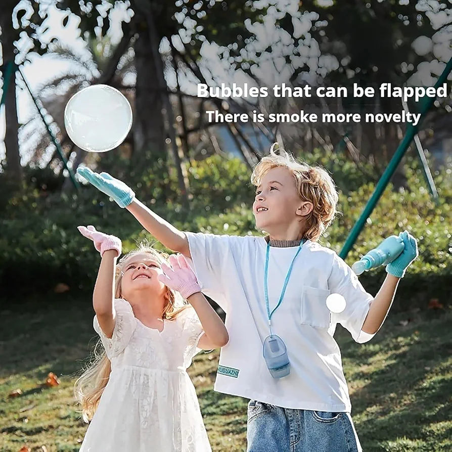 Smoke Bubble Machine – Elastic Bubble Fog Magic Wand for kids