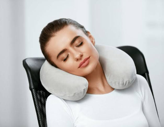 All day comfort Portable Neck Pillow for Work & Travel – Stress-Free Neck Support Random colors