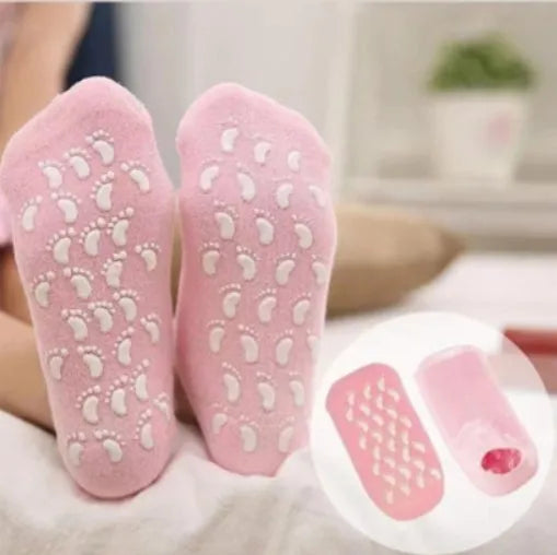 Silicone Moisturizing Socks – Soft, Smooth & Crack-Free Heels