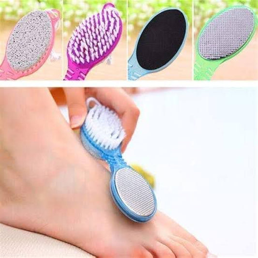 4-in-1 Pedicure Brush for Foot Care | Exfoliate, Clean & Smooth |