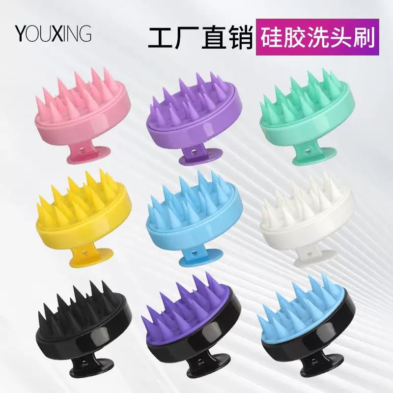 Hair Scalp Massager Brush — Silicone Shampoo & Scalp Care Tool