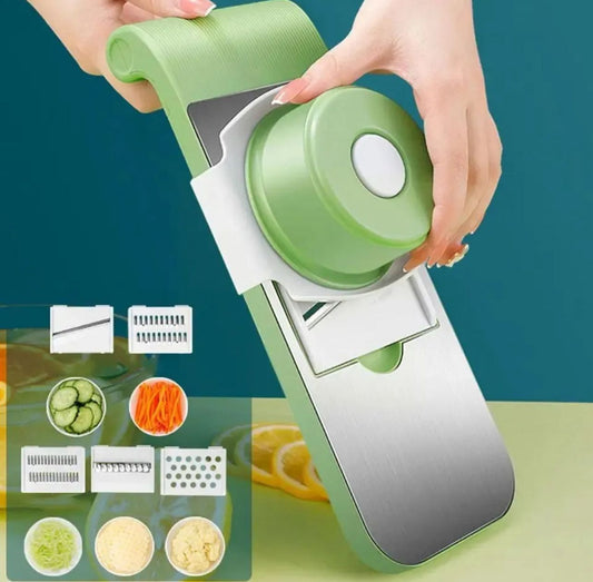 Multifunctional Potato Slicer & Vegetable Cutter | Stainless Steel Manual French Fry & Chips Maker