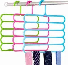 Anti Slip magic multiple layer Trousers hanger Multifunctional (pack of 6)