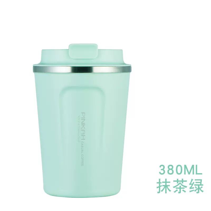 Stainless Steel Thermos Mug – Portable Coffee & Water Cup with Lid for Men & Women, Handheld Travel Flask