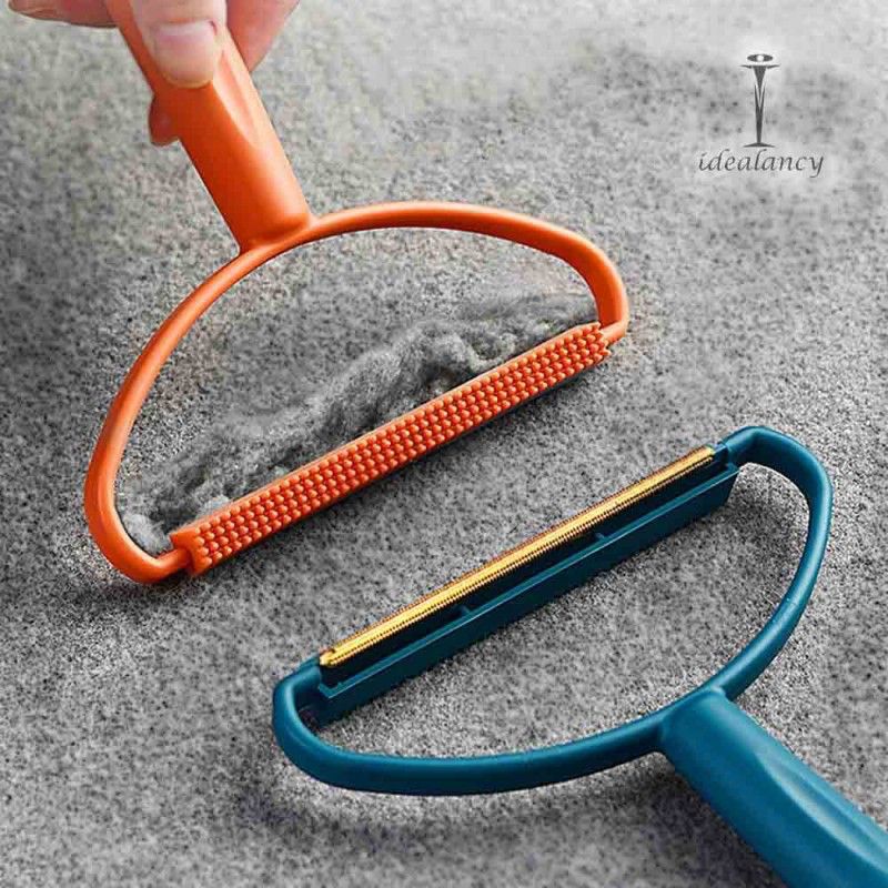 Double-Side Lint Remover Portable Pet Hair Remover Brush Manual Fluff Remover Clothes Fuzz Fabric Shaver Carpet Clothes Brush