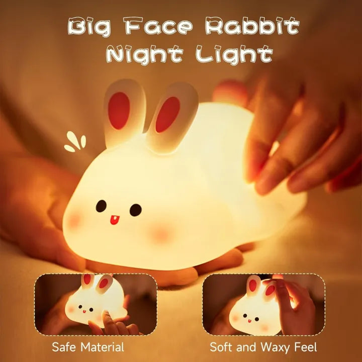 Adorable Animal LED Night Lamp - Color Changing Silicone Nursery Light for Baby Room & Kids Gift