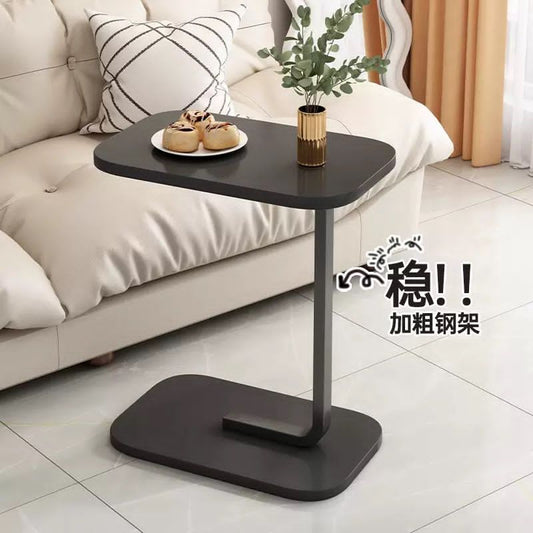 Modern Black Coffee Table | Portable Wooden Side Table