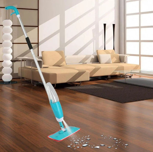 Microfiber Water Spray Mop with Extendable Handle for Floor Cleaning