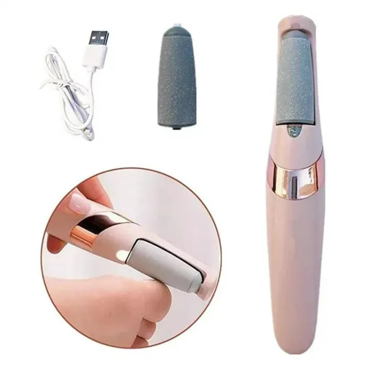 Rechargeable foot scrubber device