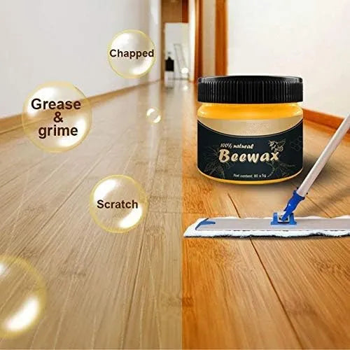 Beeswax Furniture Polish ,Wood Seasoning Beeswax | Natural Wood Wax Traditional Beeswax Polish for Wood & Furniture | Beeswax Wood Polish and Cleaner for Furniture Care